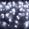 Karácsonyi jégcsap fényfüzér 360 Led, hideg fehér, adapteres, 8 funkciós