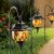 Kerti napelemes Tiffany függő lámpa, 2 db -os készlet