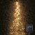 Karácsonyfa fényfüzér, fényzuhatag, meleg fehér, adapteres
