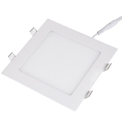 Süllyeszthető led panel 12w négyzet alakú hideg fehér