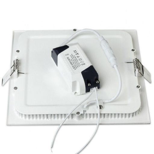Süllyeszthető led panel 12w négyzet alakú hideg fehér