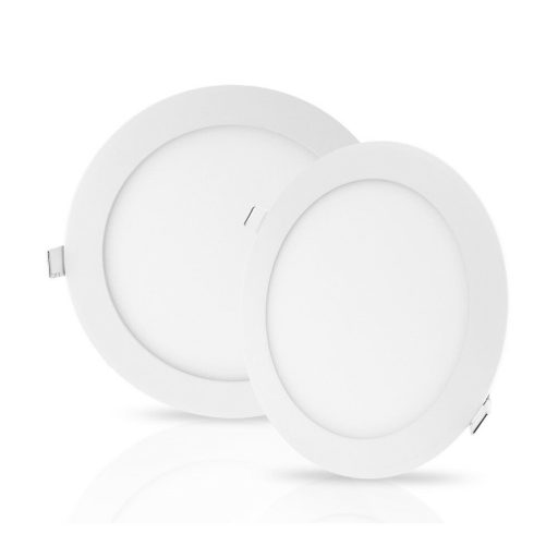 Süllyeszthető led panel 18w kör alakú, meleg fehér